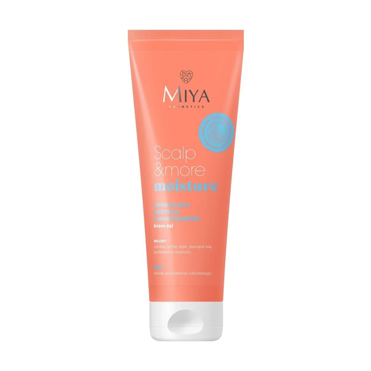 Зволожувальний кондиціонер для волосся Miya Cosmetics Scalp &amp; More Moisture Conditioner з ніацинамідом, 200 мл